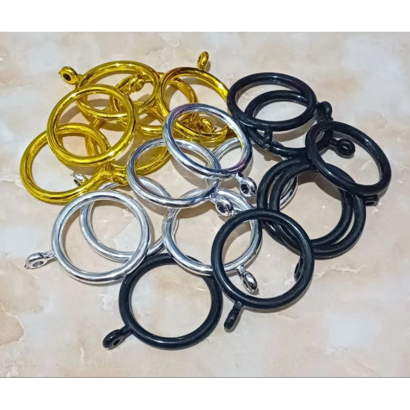 ring cincin kait batang gorden kaitan gorden