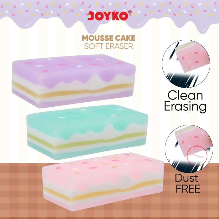 

Penghapus Eraser Joyko ERT-133 Mousse Cake