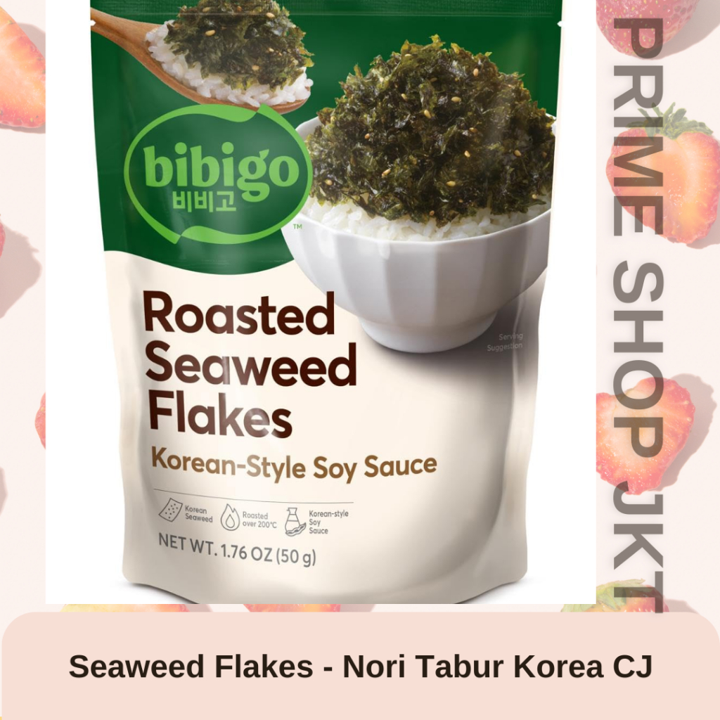 

Cj Bibigo Nori Rasa Kecap Asin 50gr Korean Soy Sauce Seaweed Rumput Laut Tabur