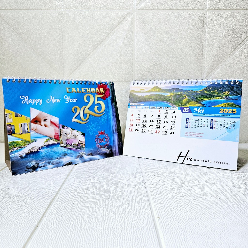 

KALENDER MEJA / KALENDER DUDUK TAHUN 2025 MOTIF/ KALENDER MURAH