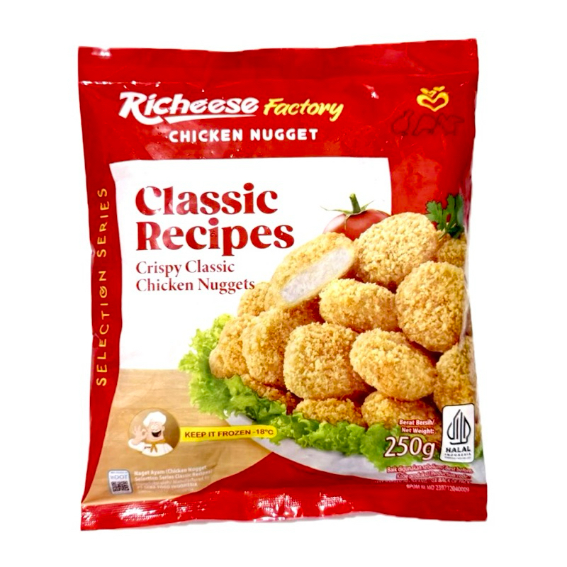 

Richeese Chicken Nugget Classic Recipes 250g