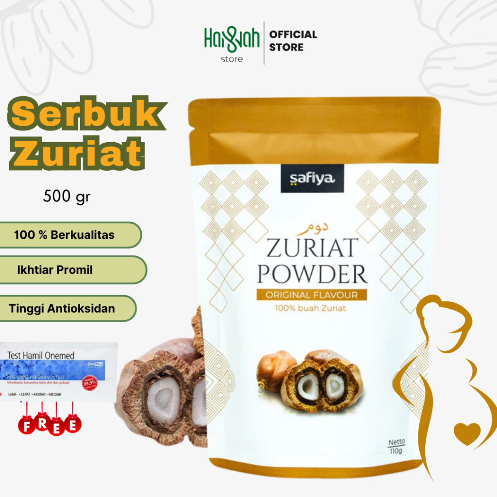 

Serbuk Zuriat Safiya 500 Gram / Bubuk Zuriat Doum Promil