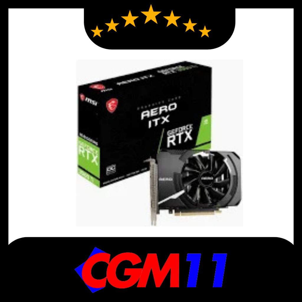 VGA MSI RTX 3060 Ti AERO ITX 8G OC LHR-BRCD -CGM11.COMPUTER