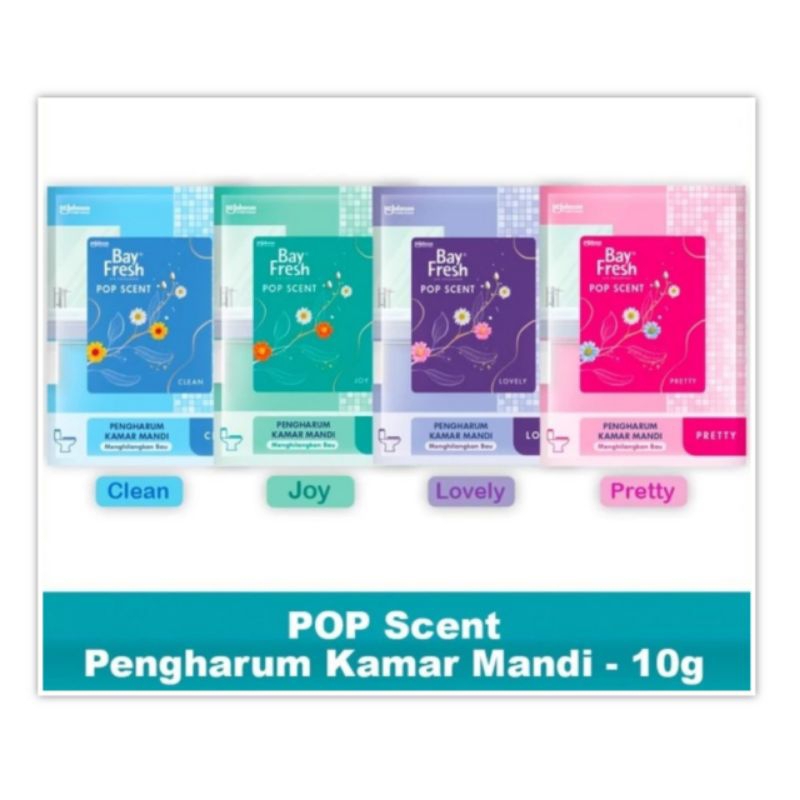 Bayfresh Pop Scent 10 gr Pengharum Kamar Mandi