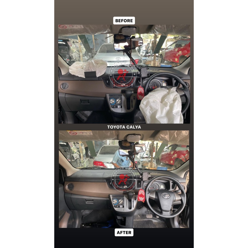 Sparepart Mobil Interior Reparasi Airbag Toyota Calya 2015-2022 - Airbag Steer - Airbag Passenger - 