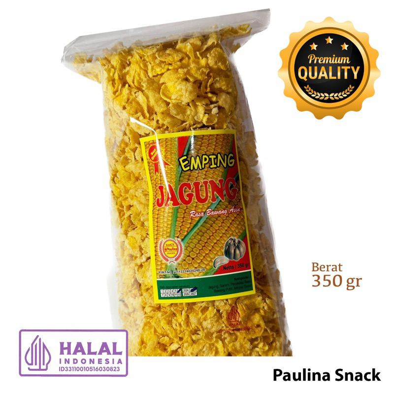 

Paulina Snack Emping Jagung - Marning Gepuk Original Asin Gurih