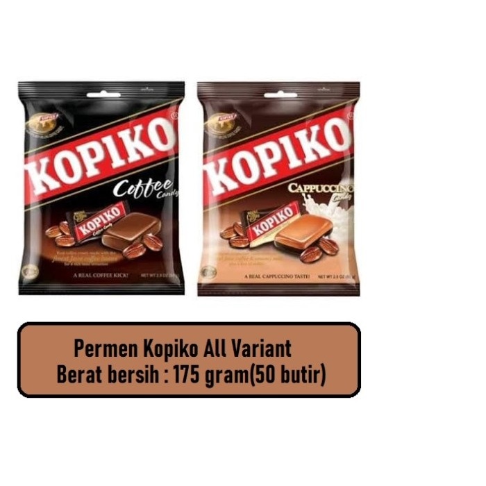 

KOPIKO Coffee Shot kopiko CLASSIC kopiko CAPPUCCINO Zak 50 Pcs (150 gr) ORIGINAL BPOM HALAL