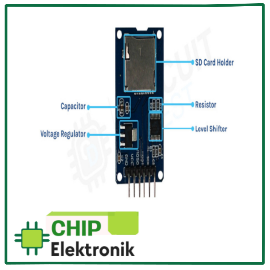 Modul Micro SD Micro SD Card Reader untuk arduino