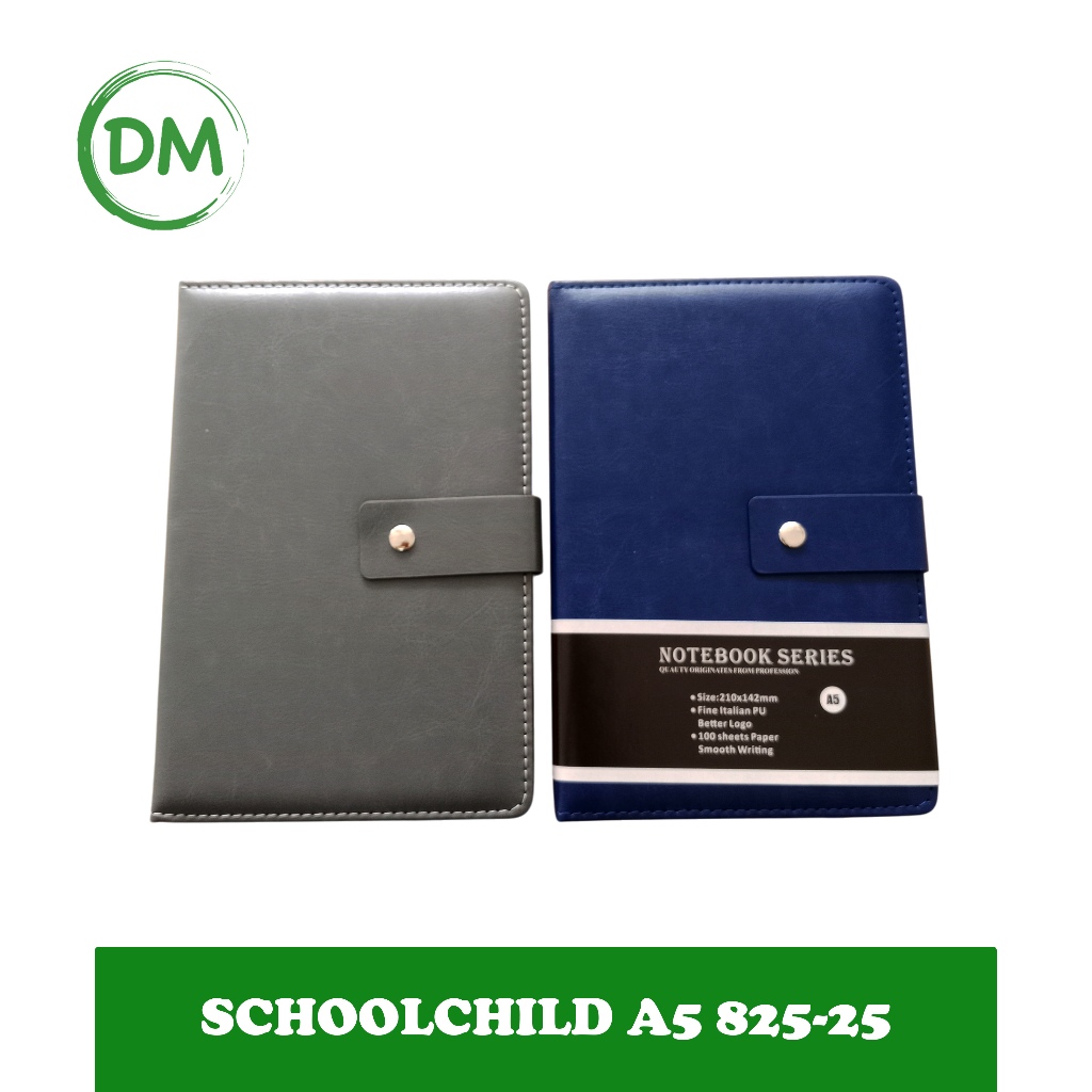 

825 - 25 SCHOOLCHILD NOTEBOOK BISNIS/ BUKU AGENDA magnet A5 ORIGINAL