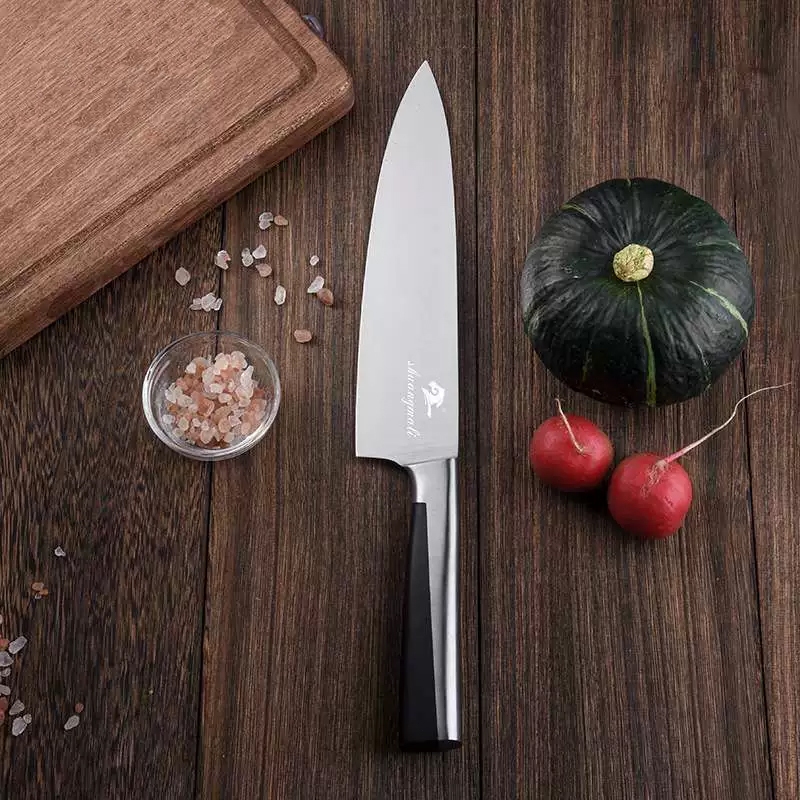 New Matougui Set Pisau Dapur 7 Pcs Pisau Roti Pisau Daging Pisau Tulang Pisau Buah Stainless Steel