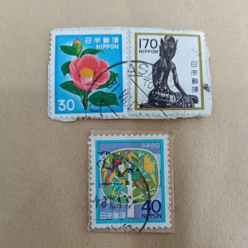 

perangko bekas Japan 3pcs