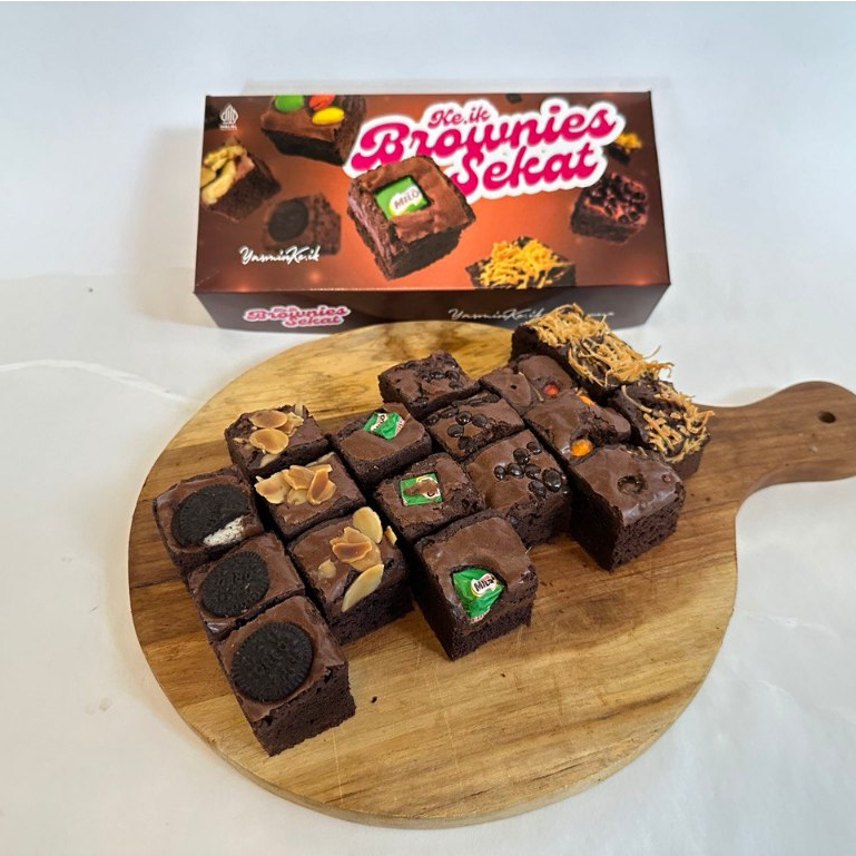 

YASMIN KEIK BROWNIES SEKAT ( 360 GR) FUDGY BROWNIES
