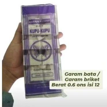 

garam bata / briket beryodium kemasan isi 12