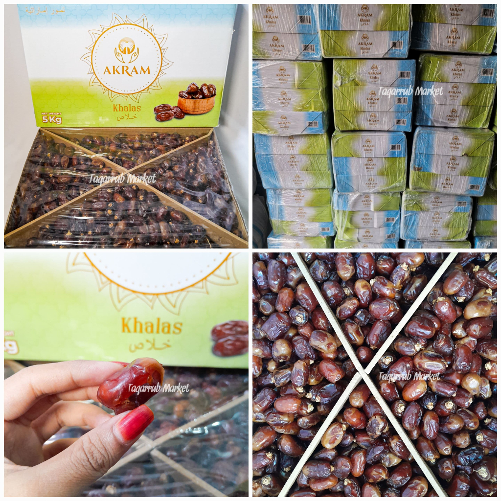 

Kurma Khalas Premium Akram 5Kg - Makanan Berkualitas Tinggi Cocok untuk Oleh-oleh Haji & Umroh