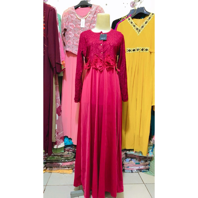gamis premium pl pilihan kaftan abaya gaun
