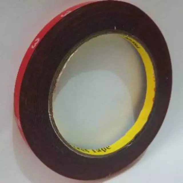double tape 1cm x 4.5mtr lem perekat 2 sisi