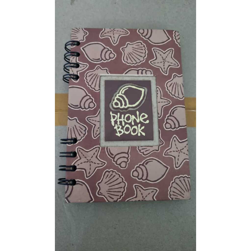 

Buku telpon diari vintage