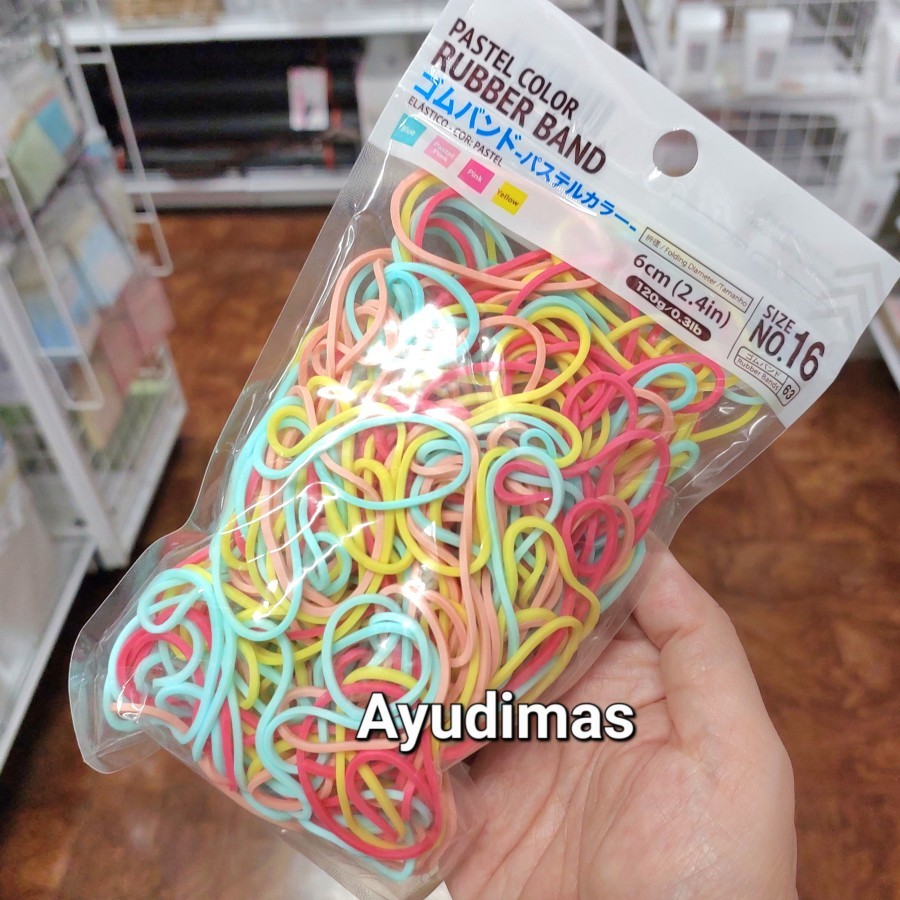 

Rubber Band Pastel Color No. 16 - Karet Gelang Pastel Muda