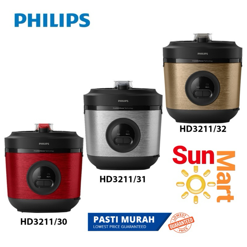 Magic Com Philips HD 3211 / Penanak Nasi Rice Cooker Philips 3211