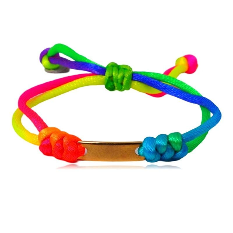 Gelang Tali Fashion Rainbow Mainan Emas Berat Ringan - Toko Emas Gadjah