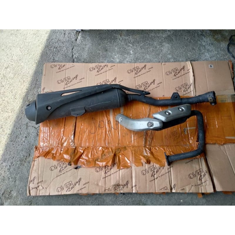 knalpot standar original  yamaha wr155