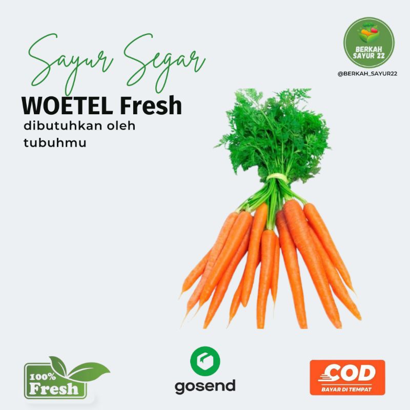 

BERKAH_SAYUR22 Wortel/500gram