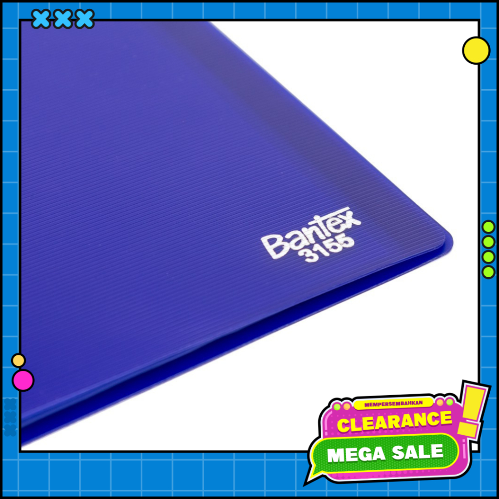 

Bantex Display Book Transparent A4 (20 pockets) Blue 3155 01