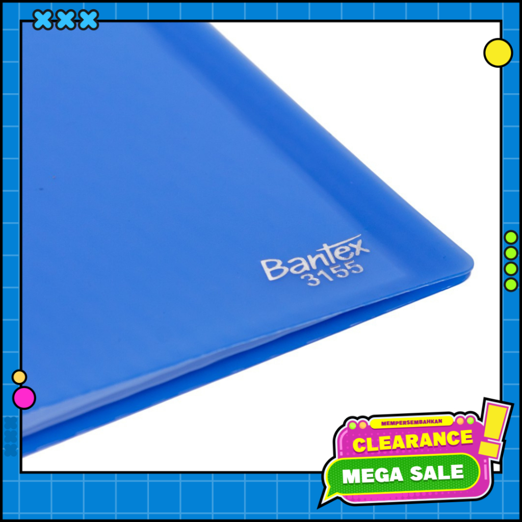

Bantex Display Book Transparent A4 (20 pockets) Cobalt Blue 3155 11