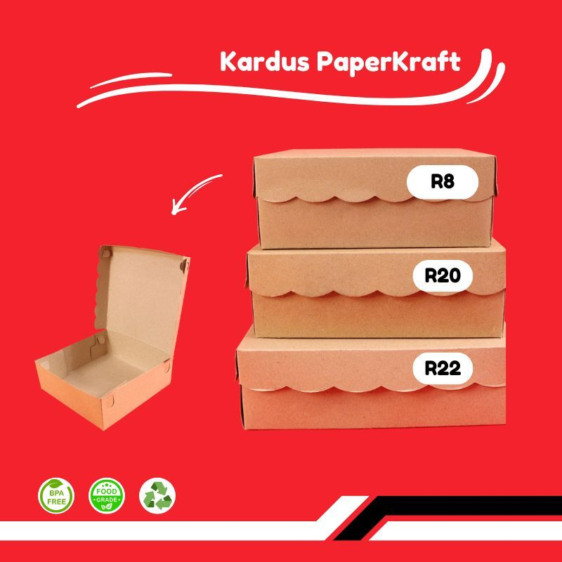 

Kotak Kraft ,Kotak Nasi Kraft + Tray Mika 4/5 sekat