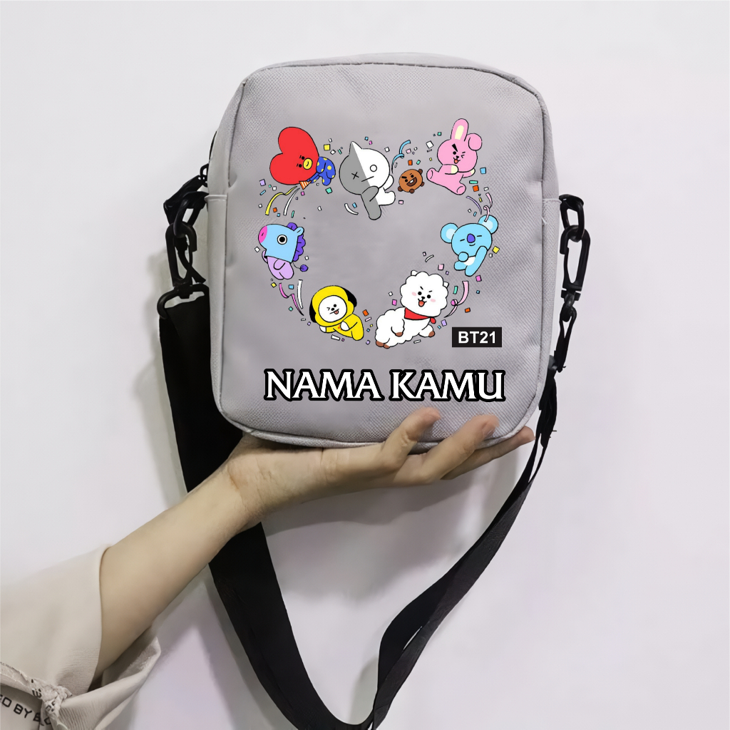 Tas BTS BT21 Love Terbaru Tas Selempang Anak