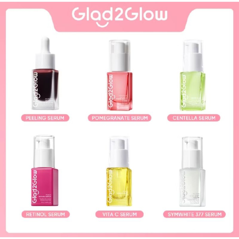 Glad2Glow Facial Serum & Essence l Serum Wajah