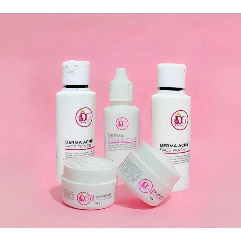 DINASGLOW DERMA ACNE | Tersedia Ecer | Toner Derma acne | Facial Wash Derma Acne | Day cream derma |