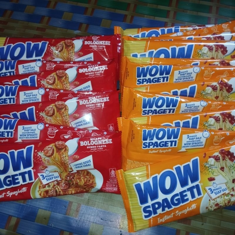 

MI WOW SPAGETI BOLOGNESS CARBONARA SATUAN