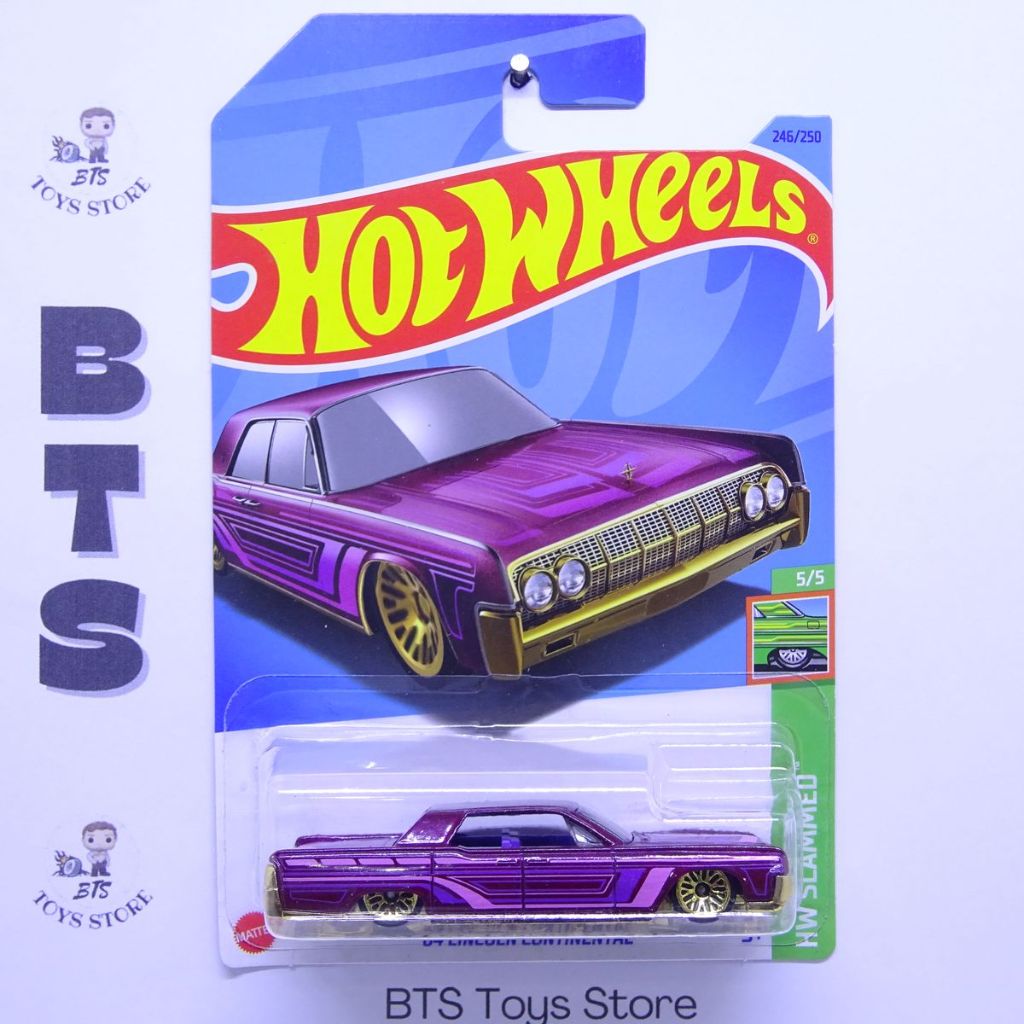 Hot Wheels 64 Lincoln Continental Pink