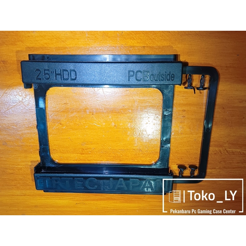 BRACKET PLASTIK SSD HDD CADDY 2.5 TO 3.5 INTERNAL DOCKING PC/Free BAUT