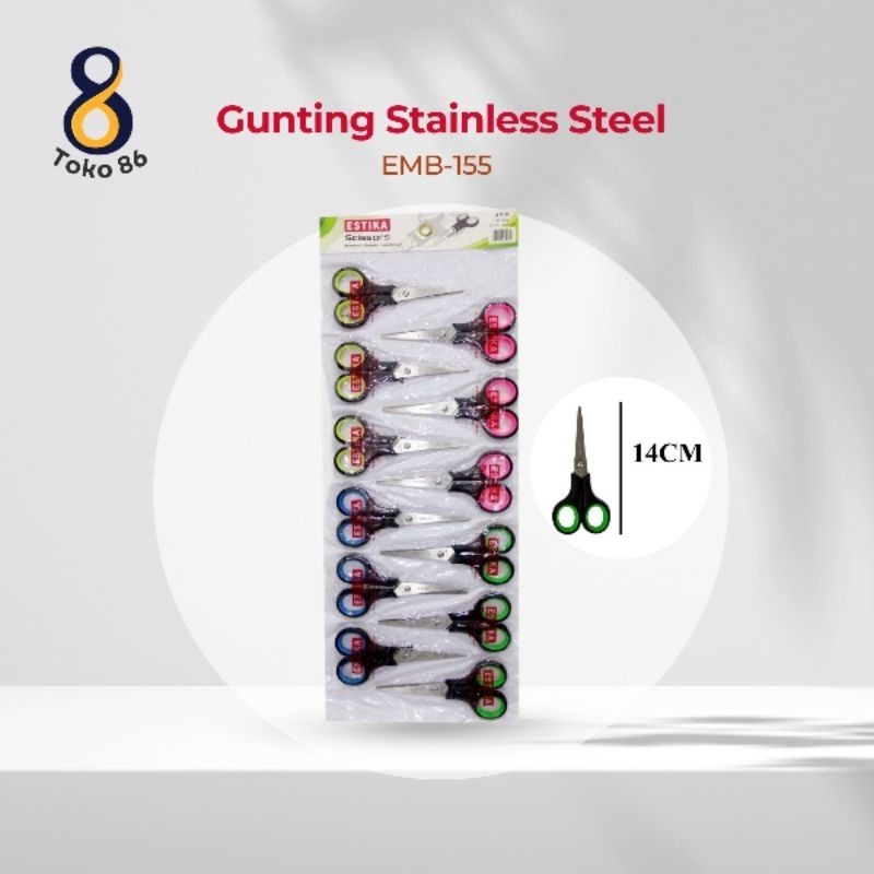 

Gunting Sedang Stainless Steel – 14cm