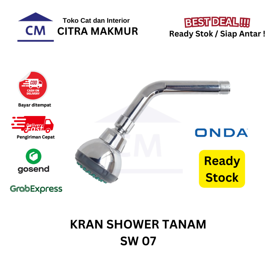 Shower Tanam / Wall Shower Onda SW 07