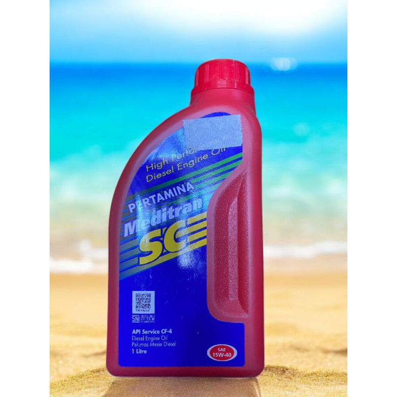 Oli mesin mobil Diesel Meditran SC-40 1 ltr