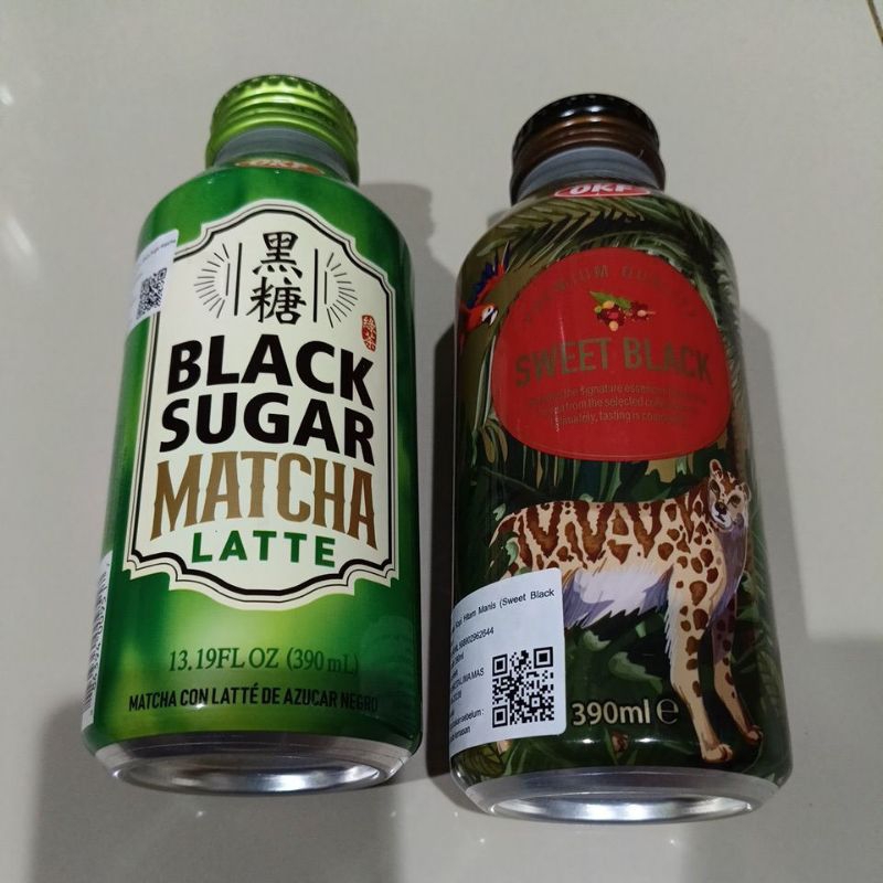 

OKF black sugar / sweet black 390ml (teh & kopi)