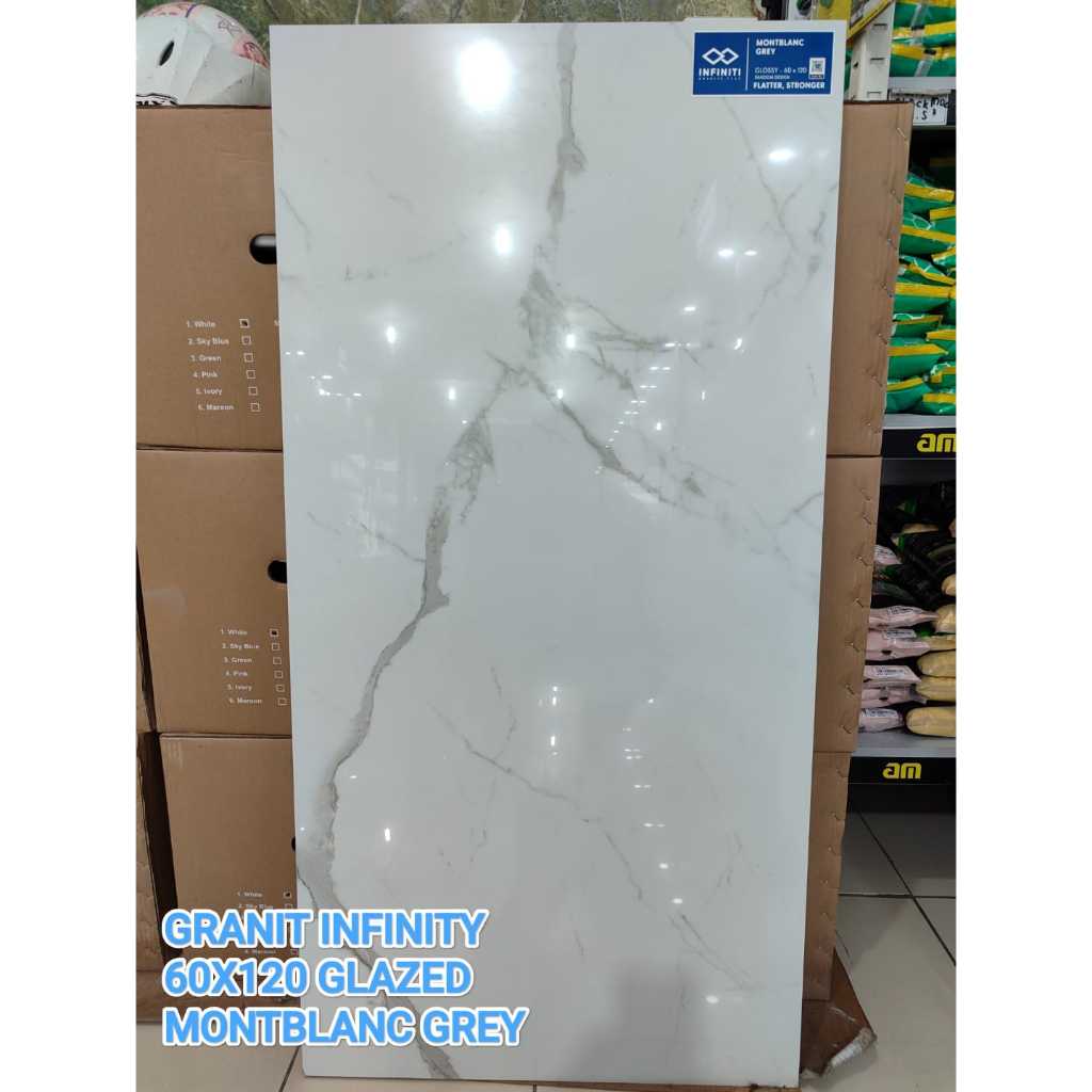 Granit Infinity Montblanc Grey 60x120 - Kilat Glazed Glass