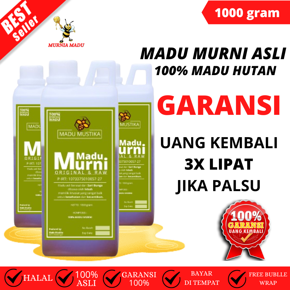 

Murnia Madu - Madu Asli Madu Murni Madu Hutan 100% Tanpa Campuran Raw Honey