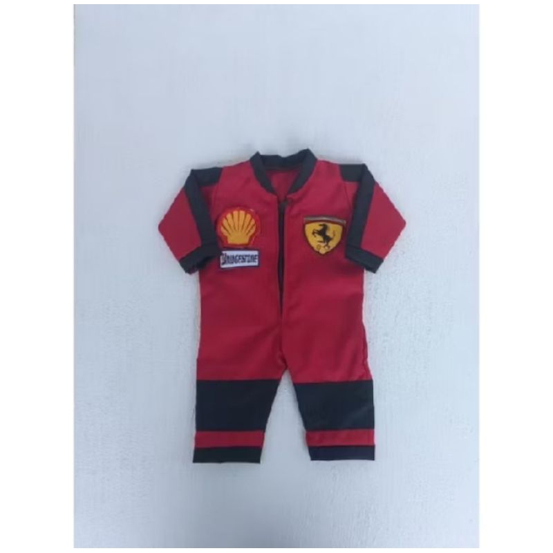 kostum racing baju bayi properti foto bayi Newborn -12 bulan