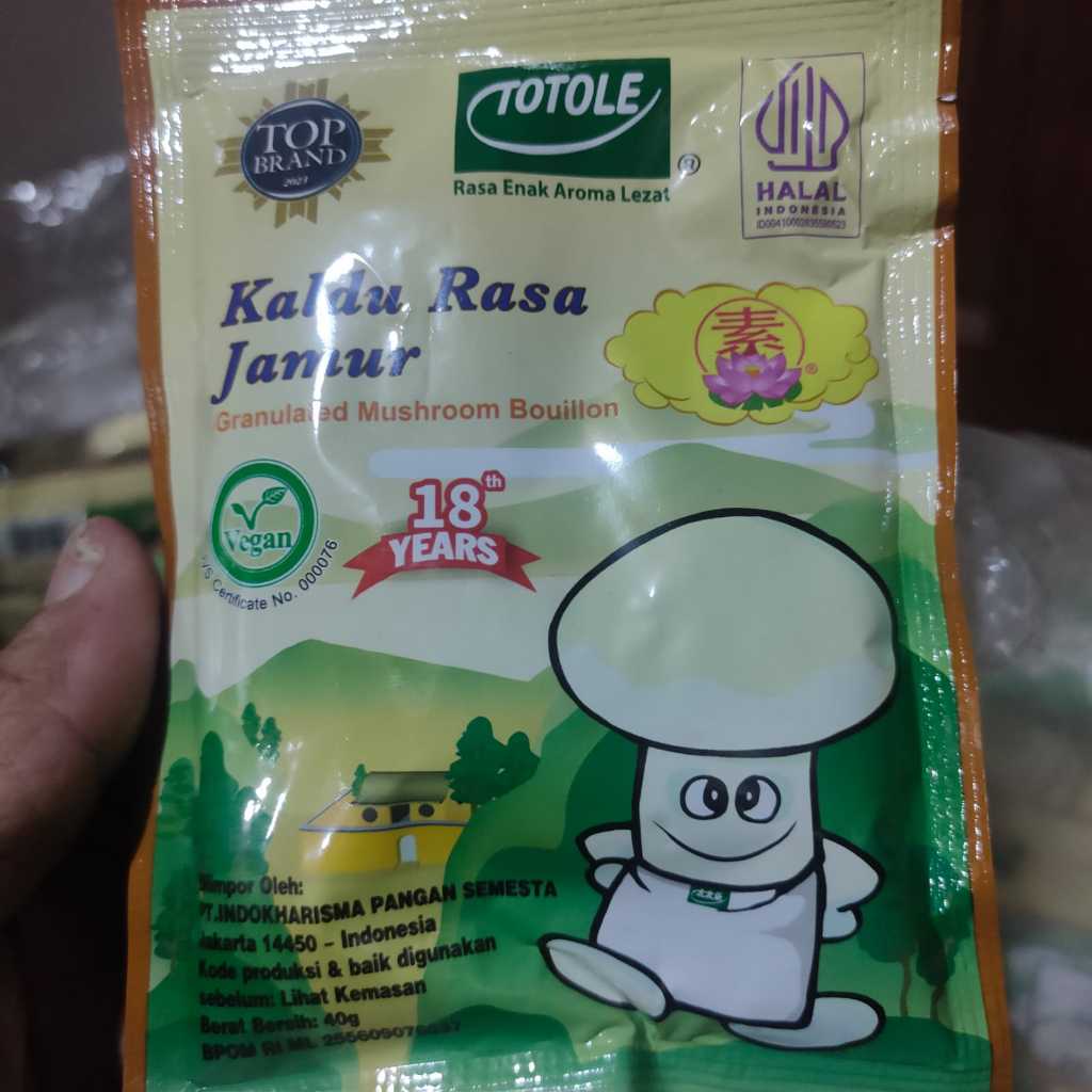 

totole kaldu jamur 40 gram dan 80 gram