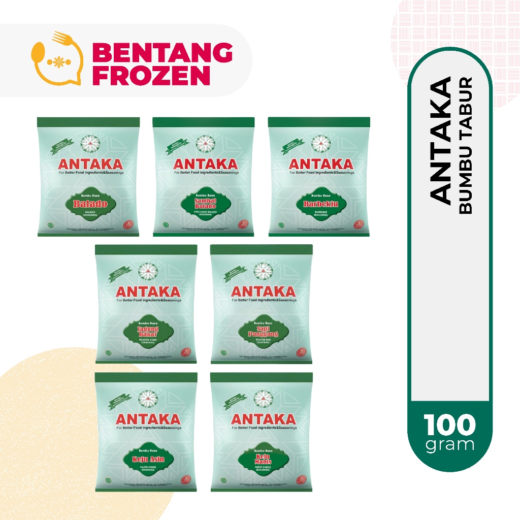 

Antaka Bumbu Tabur Aneka Rasa 100gr / Bumbu Tabur Kentang