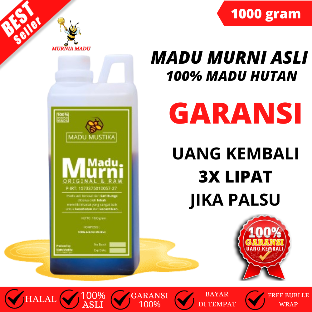 

Murnia Madu - Madu Hutan Akasia Hitam liar Asli 1kg Original
