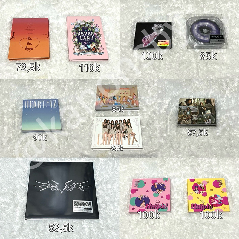 ALBUM ONLY OFFICIAL aespa gfriend izone wjsn