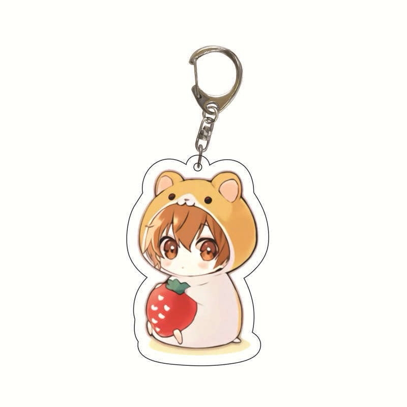 STRAWBERRY PRINCE ANIME MANGA ACTION FIGURE KEYCHAIN GANCI GANTUNGAN KUNCI NANAMORI JEL SATOMI COLON