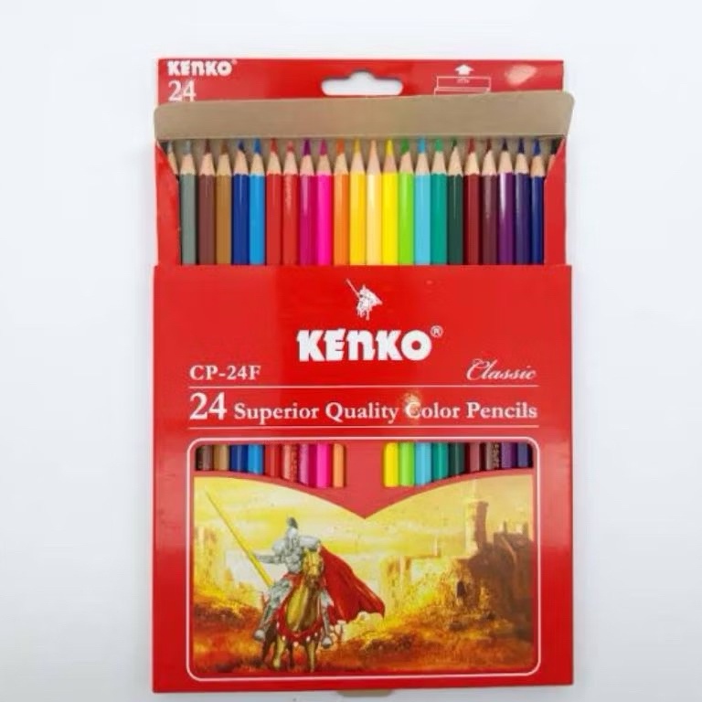 

KODE T23B KENKO PENSIL WARNA 24 PANJANG COLOR PENCIL CP24F CLASSIC