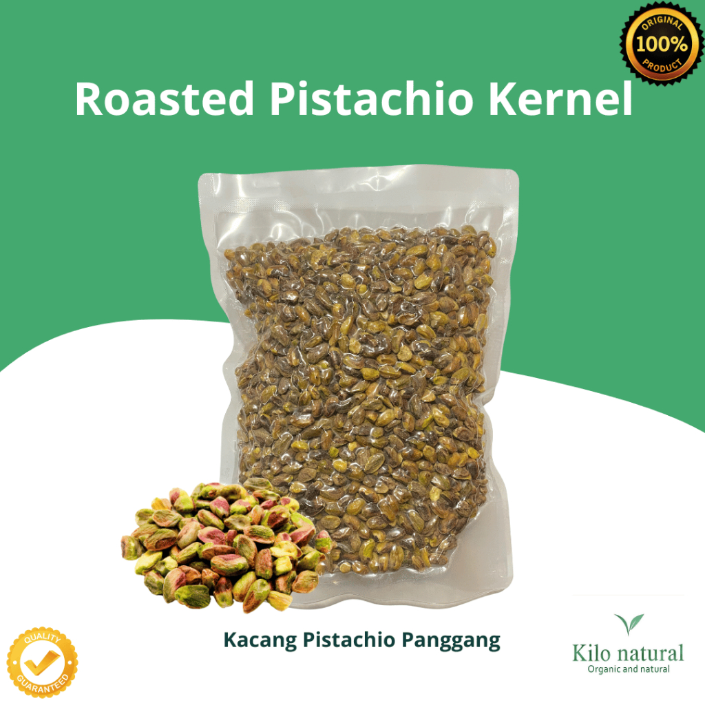 

Pistachio Roasted Kernel 100gr ( pistachio kupas panggang ) 100gram