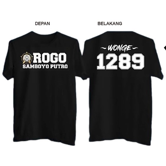 Kaos Jaranan ROGO SAMBOYO PUTRO Kaos RSP 1289 Kaos Wonge 1289